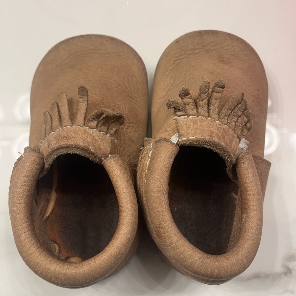 Freshly picked rubber sole moccasins
